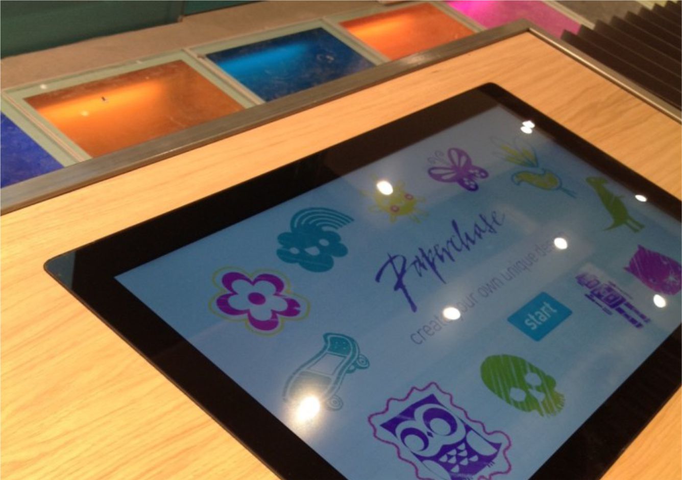 Paperchase touch kiosk 