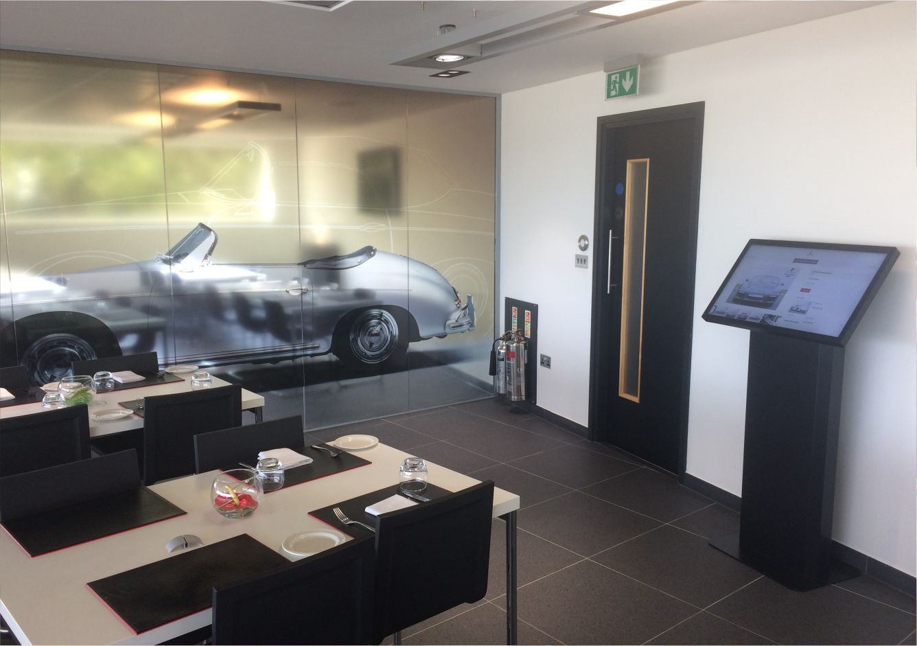 Porsche Silverstone Touch Kiosk